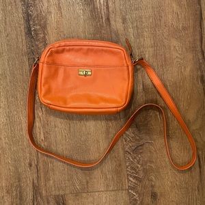 Orange J.Crew crossbody bag, in great used condition
